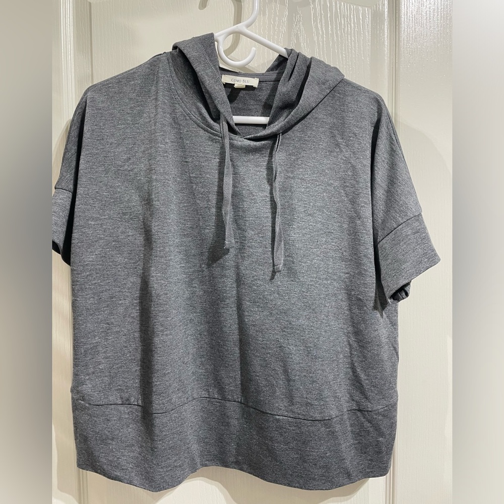 Como Blu Women's Athleisure Short Sleeve Hoodie